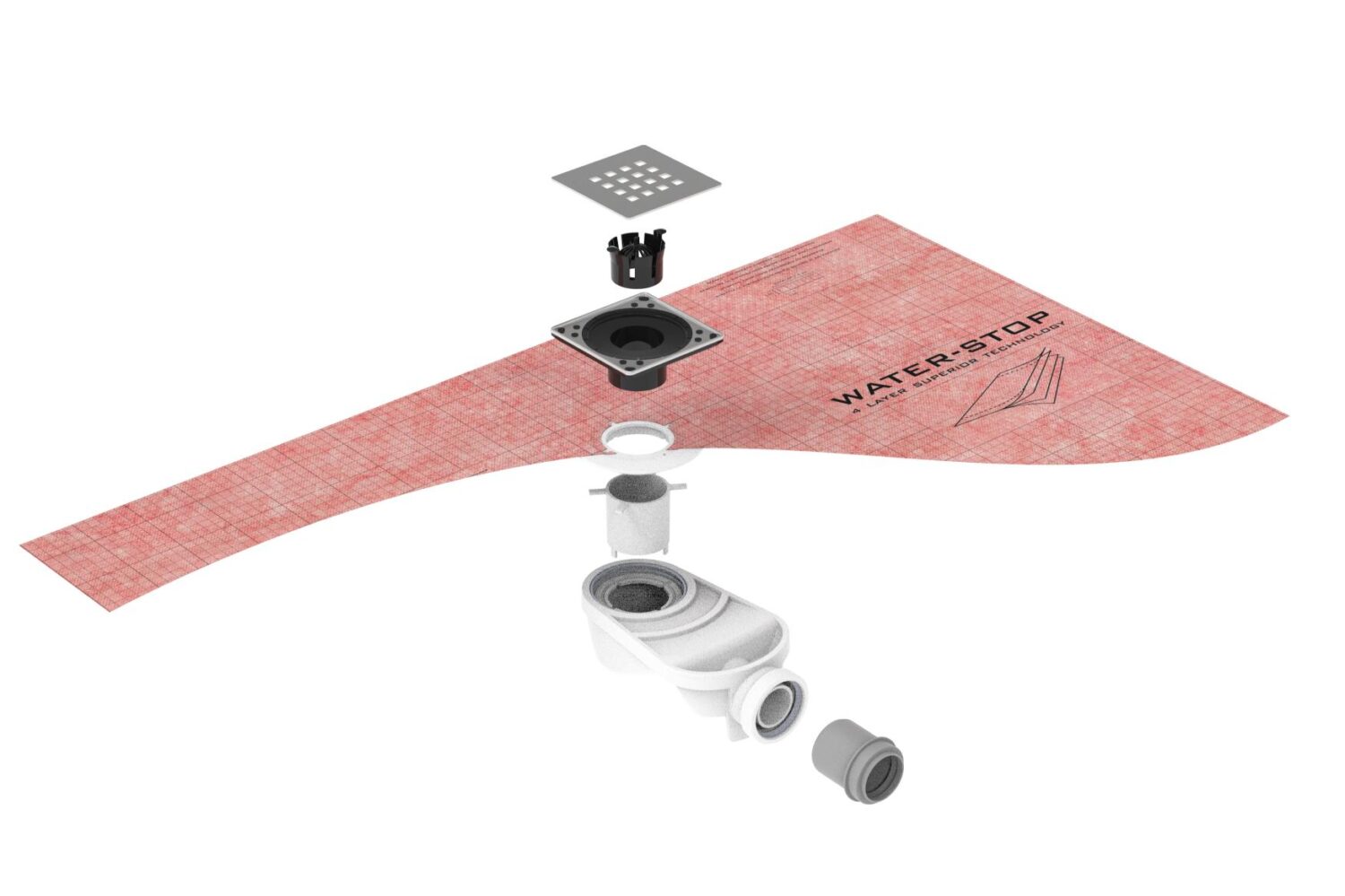 sISTEMA DE DUCHA CUADRADO EVO GURU