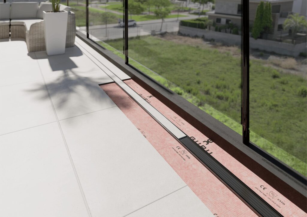gouttière pour terrasse extérieure